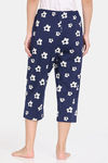 Rosaline Disco Daze Knit Cotton Capri - Ocean Cavern — thumbnail 3